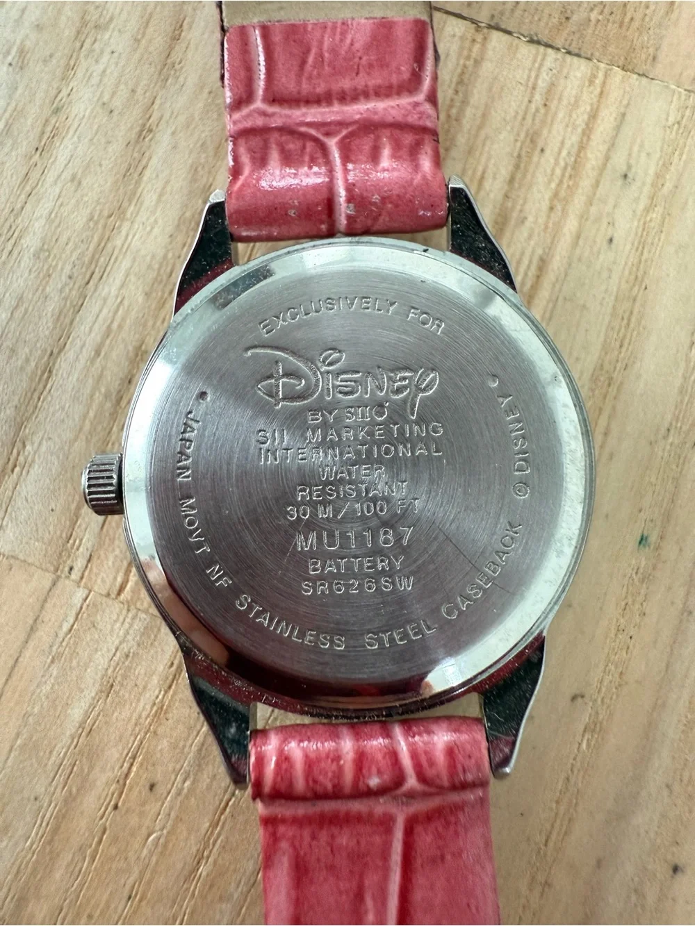 SII Seiko Disney pink tinker bell watch NEW BATTERY